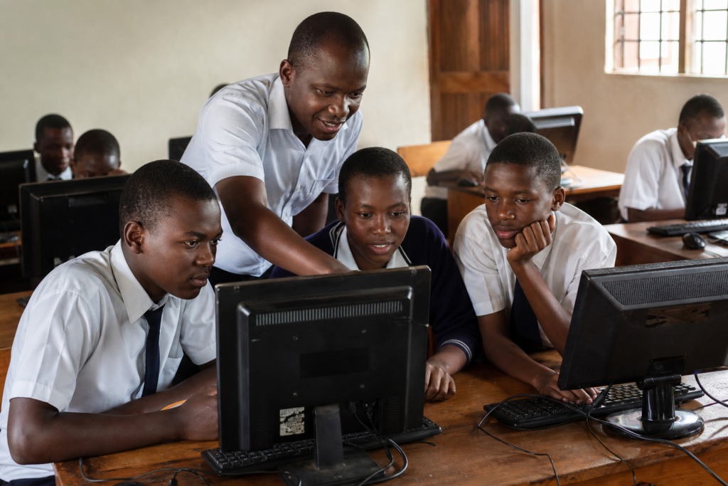 Learning with ICT at Bwambara Secondary School